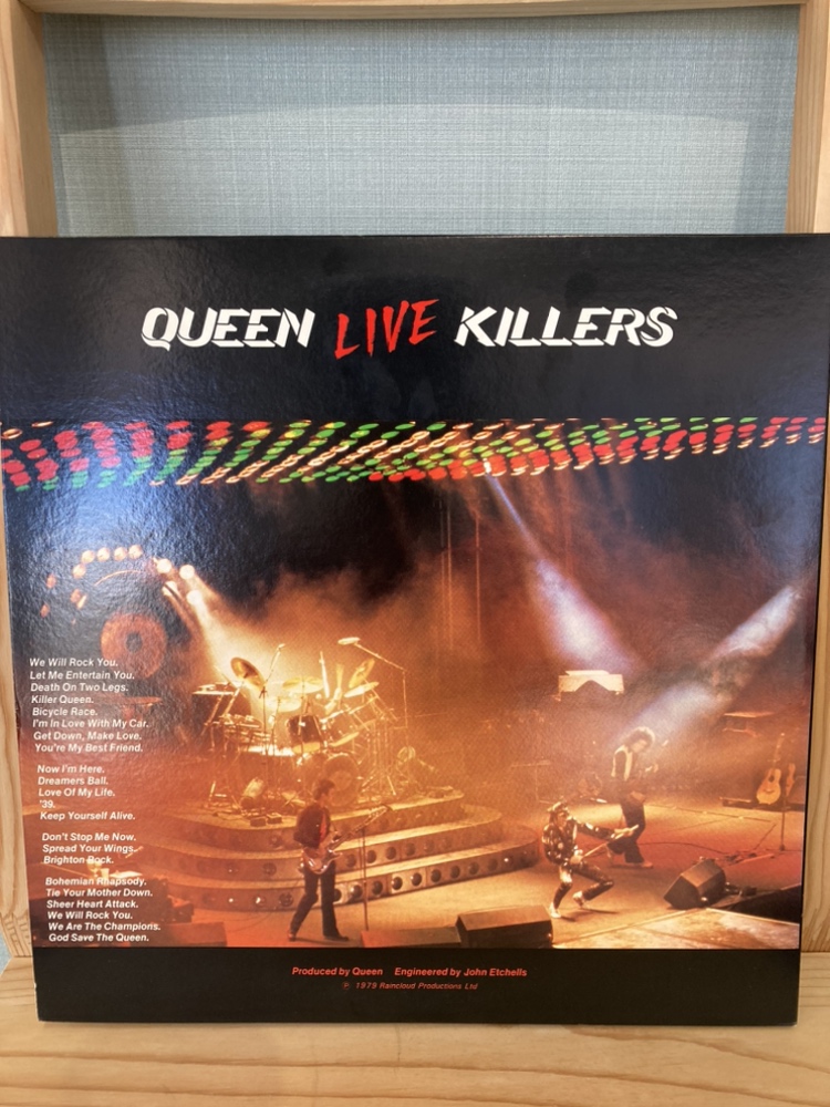 QUEEN「LIVE・KILLERS」初回限定カラーレコード入荷 / リサイクル 